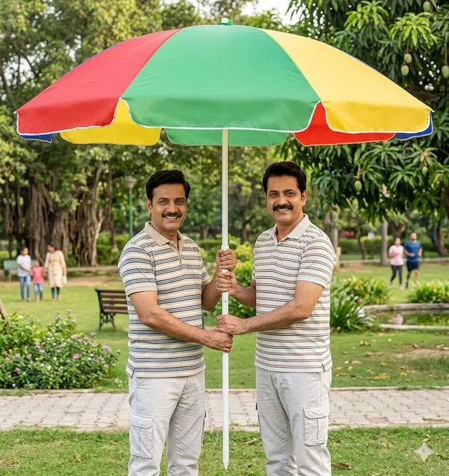 unicornstore Multicolor Garden Umbrella for Outdoor Shade Comfort and Stylish Protection Umbrella