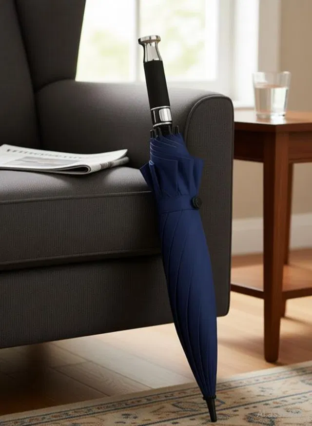 Nafeio Royal Classic Handle Umbrella Auto Open Windproof Unbreakable Stick Rain Umbrella