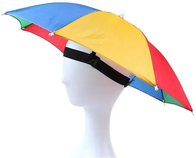 Shanu Boy's and Girl's Hat Umbrella Protect from Sun and Rain Umbrella
