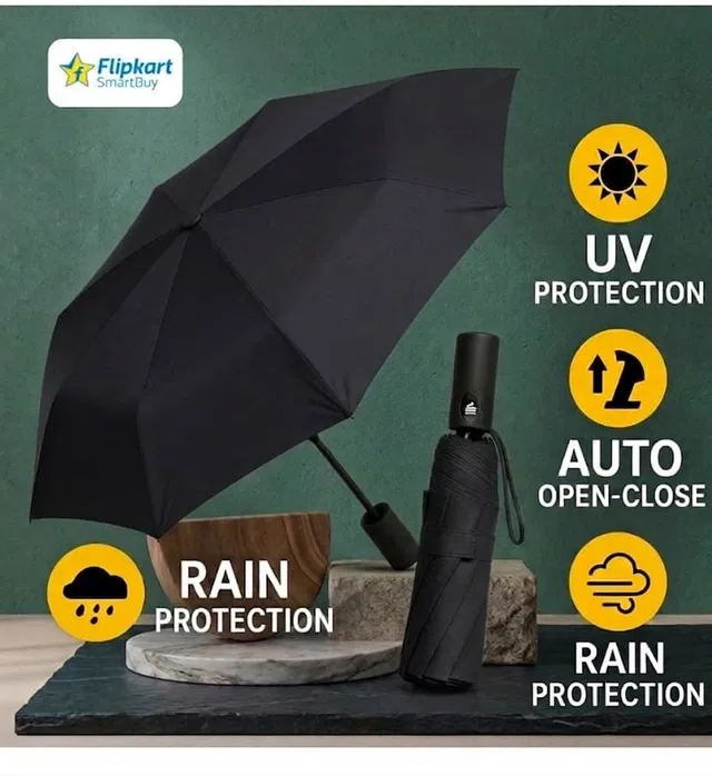 Flipkart SmartBuy Portable Auto open and close Umbrella Travel Umbrella