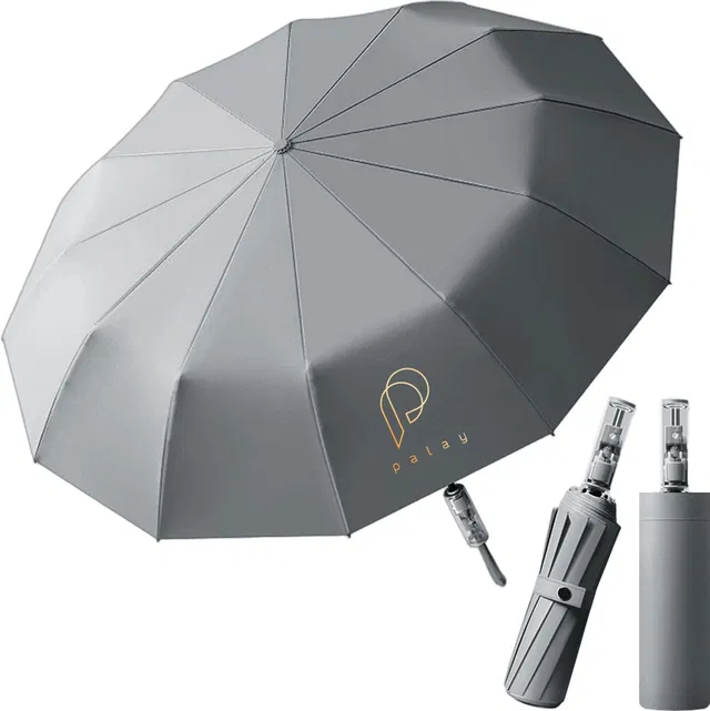 maycreate UV Umbrella for Rain and Sun Protection Windproof 12 Rib Compact Travel Umbrella Umbrella