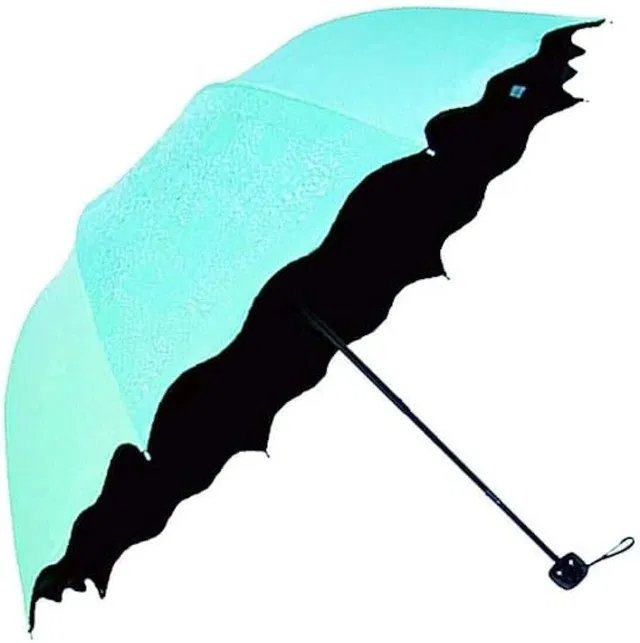 COEUS Secret Blossoms Magic Umbrella, 4-Fold, UV Protection, Umbrella