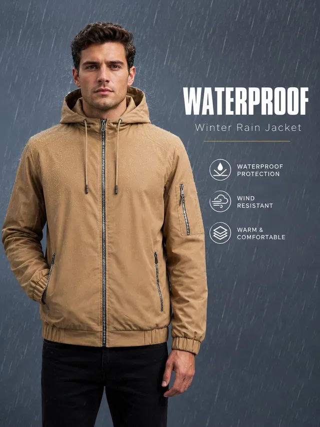 Mia Fashion Solid Men Raincoat