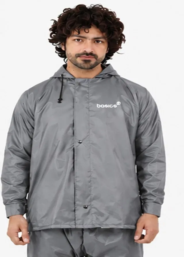 Basics IND Solid Unisex Rain Suit