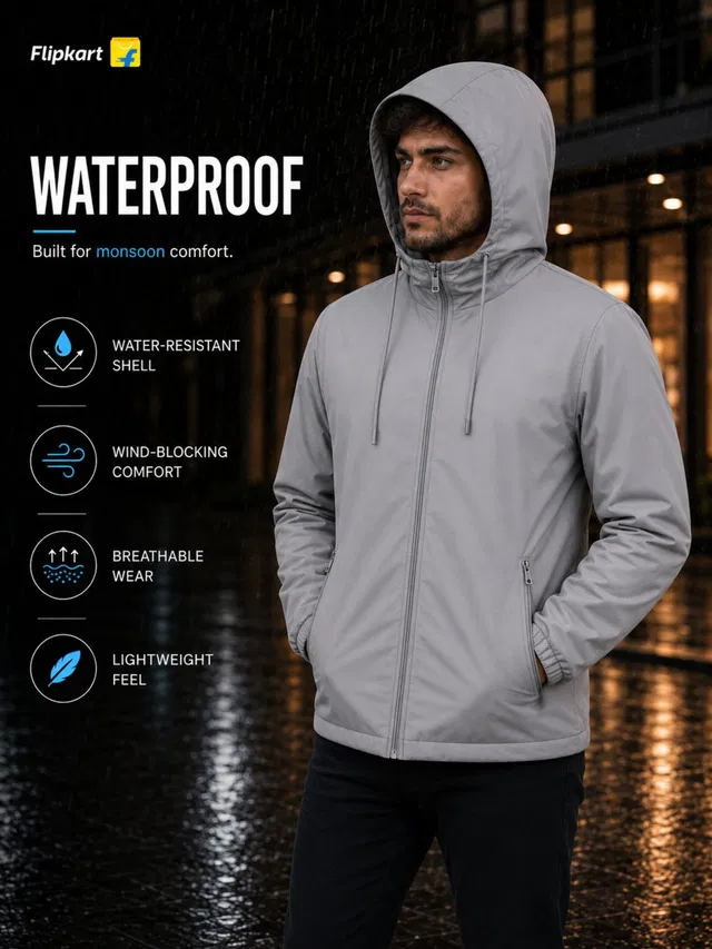 Mia Fashion Solid Men Raincoat