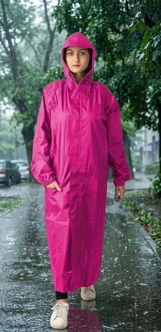 Tritika Solid Men Raincoat