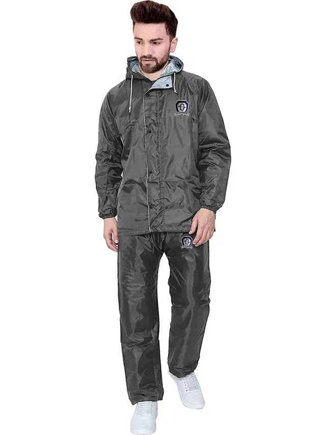 TRUST OUS Solid Men Raincoat
