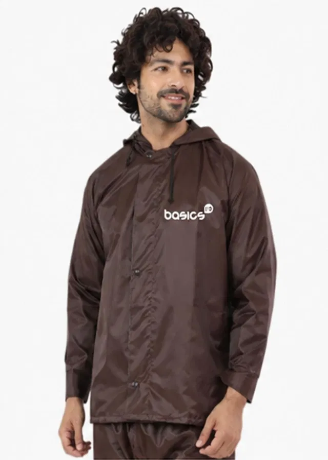 Basics IND Solid Unisex Rain Suit