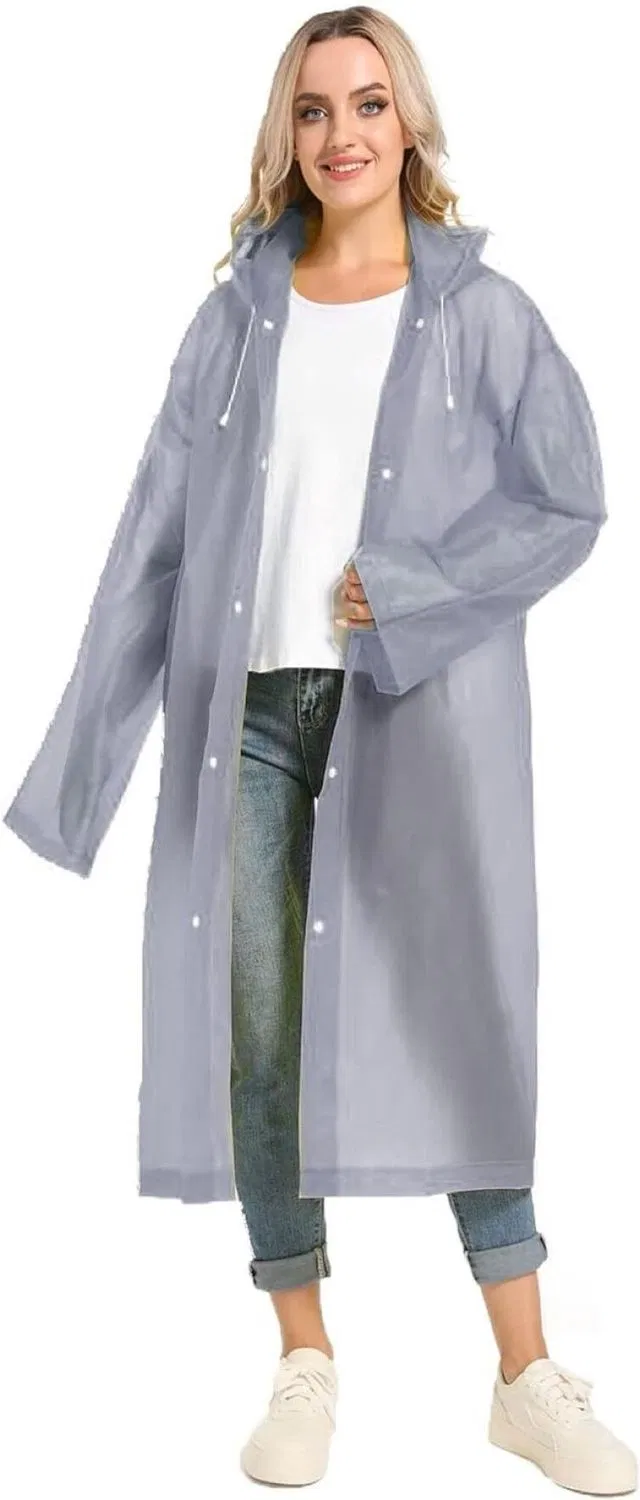 INFISPACE Solid Men & Women Raincoat