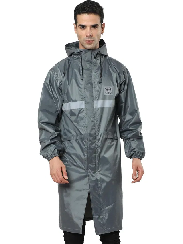 VROJASS Solid Men Raincoat