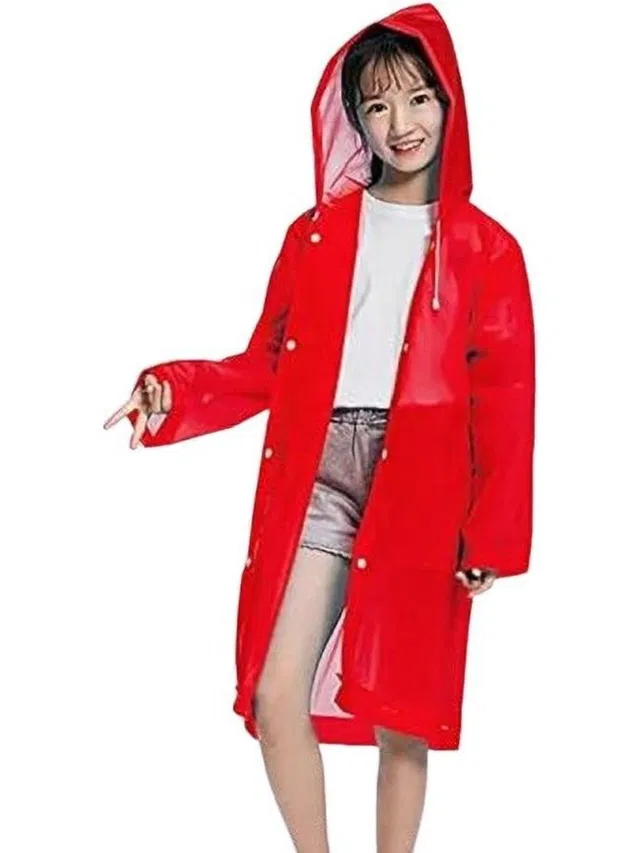 FIO FASHIONIO Solid Boys & Girls Raincoat