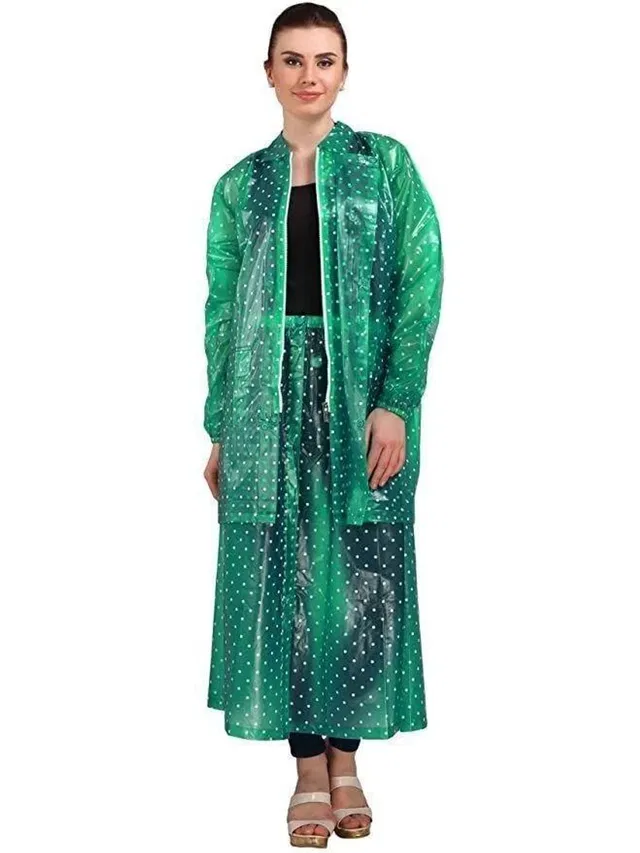 CLUB SEVENTY TWO Polka Print Women Rain Suit