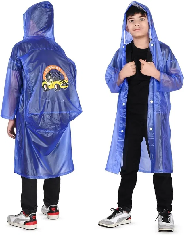VFYN Solid Boys & Girls Raincoat