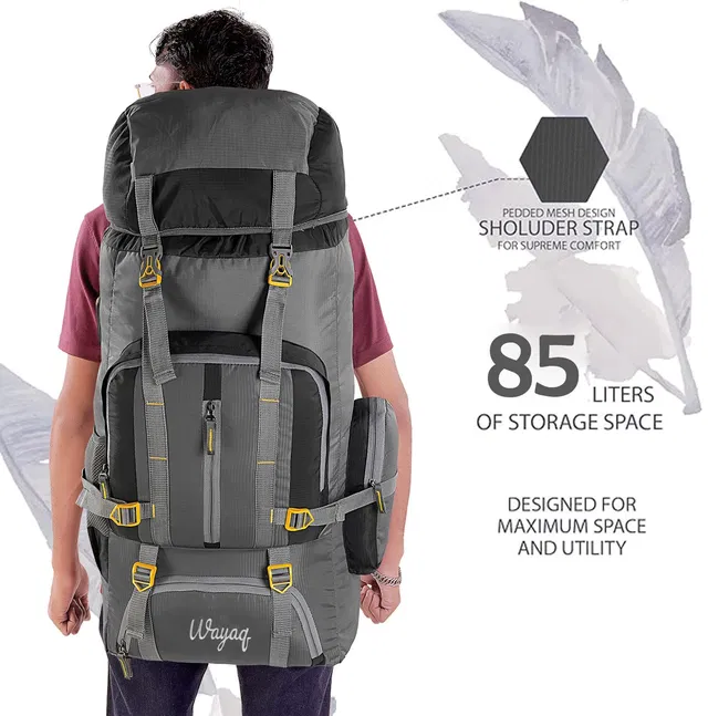 Wayaq Tourist Travel Backpack for Outdoor Sport Trekking Hiking Camping Rucksack Bag Duffel Without Wheels