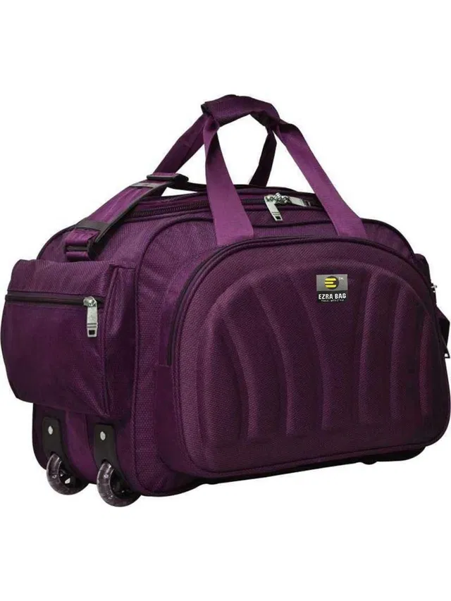 ezra (Expandable) Unisex Duffel Bag for limitless adventures Duffel With Wheels (Strolley)