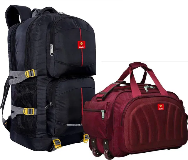 sky spirit Rucksack Backpack With Duffel Bag Combo Pack of 2 For men and women for travel Rucksack  - 50 L