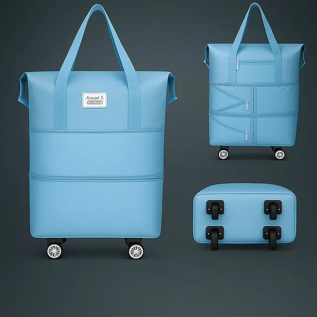 Ankit International (Expandable) Duffel Trolley Bags for Travel, Luggage Expandable Bags Duffel With Wheels (Strolley)