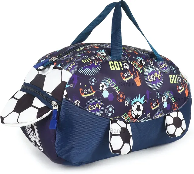 Sanjis Enterprise (Expandable) Kids Sports Printed Travel Duffle Bag with Adjustable Shoulder Strap Duffel Without Wheels