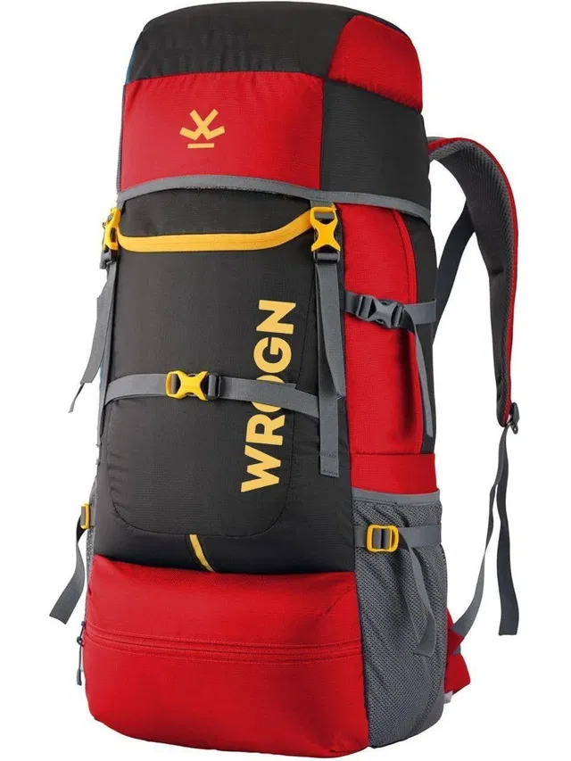 WROGN Trekking Bag For Hiking/Camping/Outdoor Sports with Rain Cover Rucksack  - 65 L
