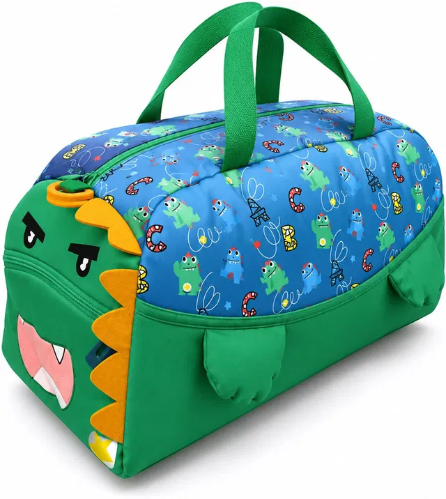 MODISH Kids Duffle Bag | Travel Bag | Cartoon Print | Lightweight & Spacious Gym Duffel Bag