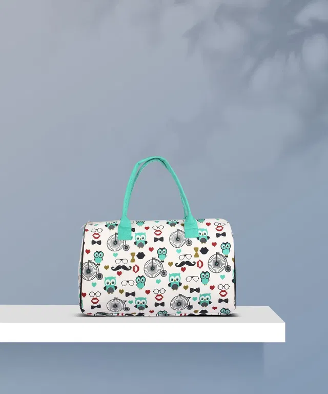 Sontronix Eco-Friendly Handmade Graphic Design Duffel Without Wheels