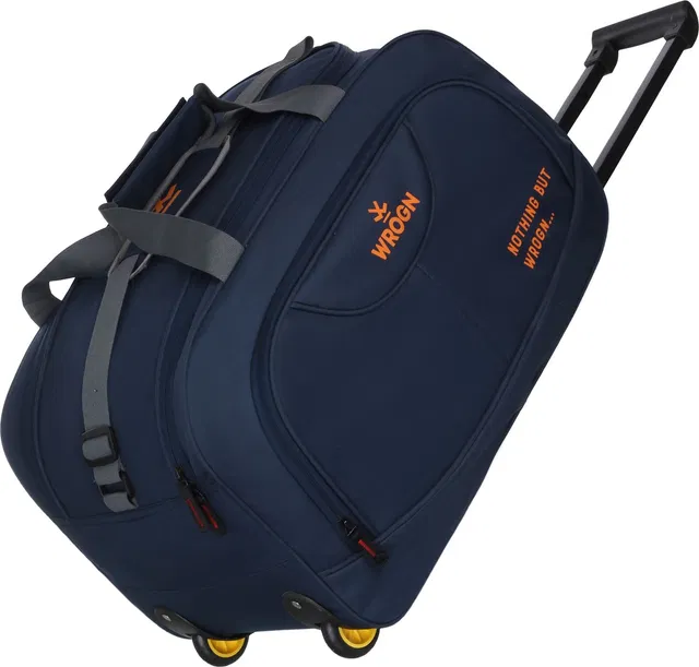 WROGN (Expandable) WEEKENDER EXPANDABLE STURDY TROLLEY BAG Duffel With Wheels (Strolley)