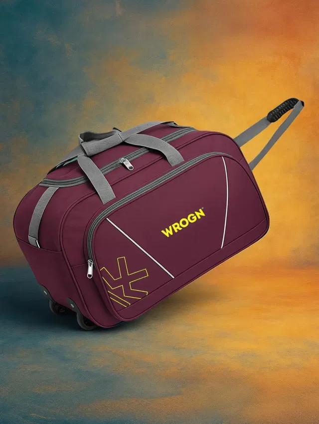 WROGN Premium 75L Unisex Luggage Bag For Tours & Travels Duffel With Wheels (Strolley)