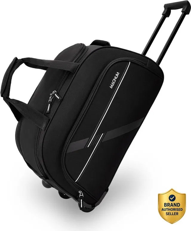 Magnum by Safari THRUST 57 RDFL BLACK Duffel With Wheels (Strolley)