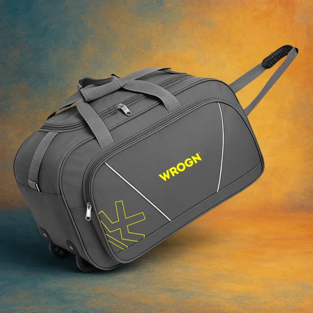 WROGN Premium 75L Unisex Luggage Bag For Tours & Travels Duffel With Wheels (Strolley)