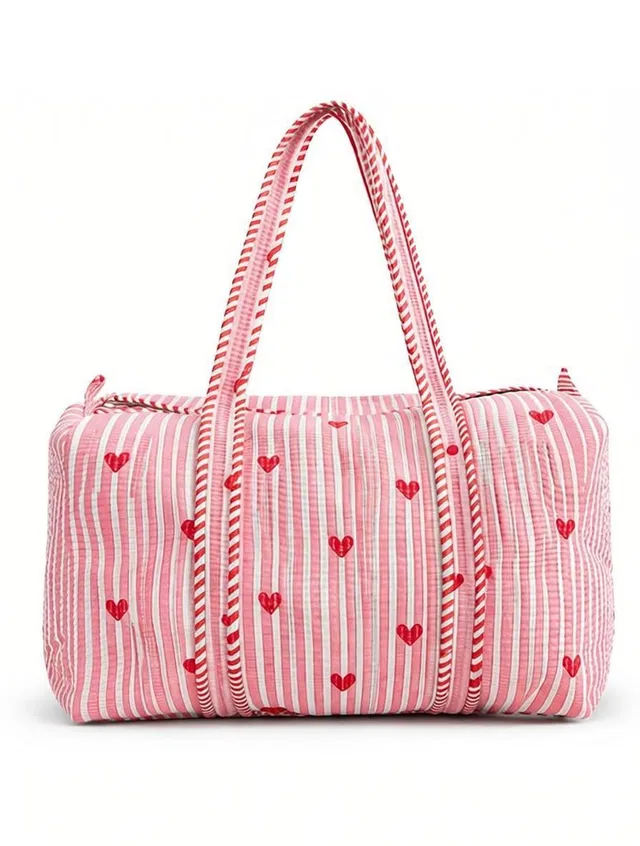 needletrove NT Quilted Duffle Classic Gym Duffel Bag