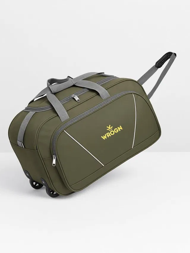 WROGN Premium 55L Unisex Laguauge Bag For Tour & Travel Duffel With Wheels (Strolley)