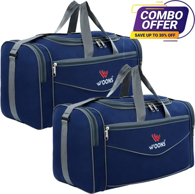 WOONS TRAVEL LUGGAGE (Expandable) Stylish Light Weight High Quality Duffel Bag/Travel Bag/Wheel Bag/Luggage Bag Duffel Without Wheels