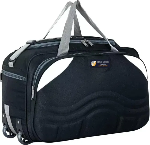 SAKSHI FASHION (Expandable) Fabric Travel Duffel Bags for Men and Women Duffel With Wheels (Strolley)