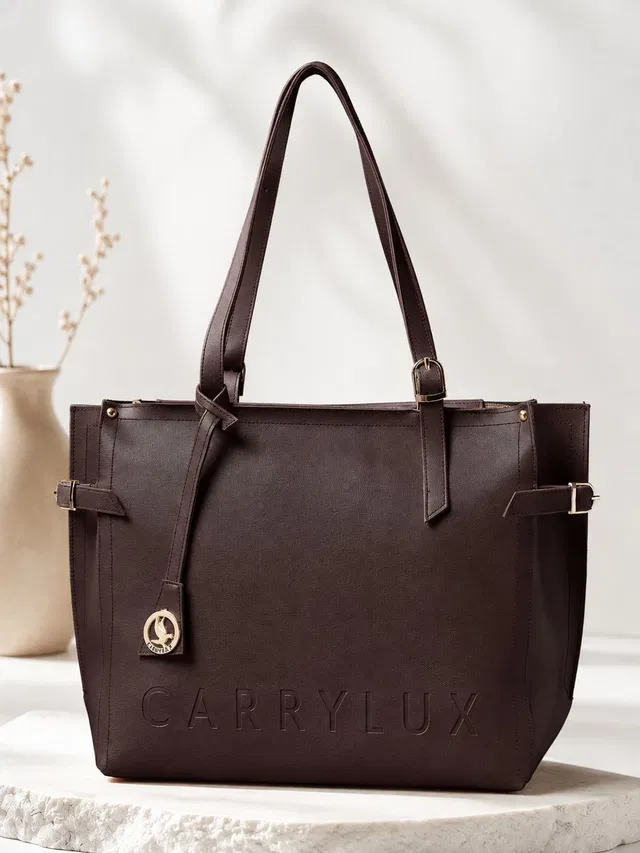 CarryLux Women Brown Tote