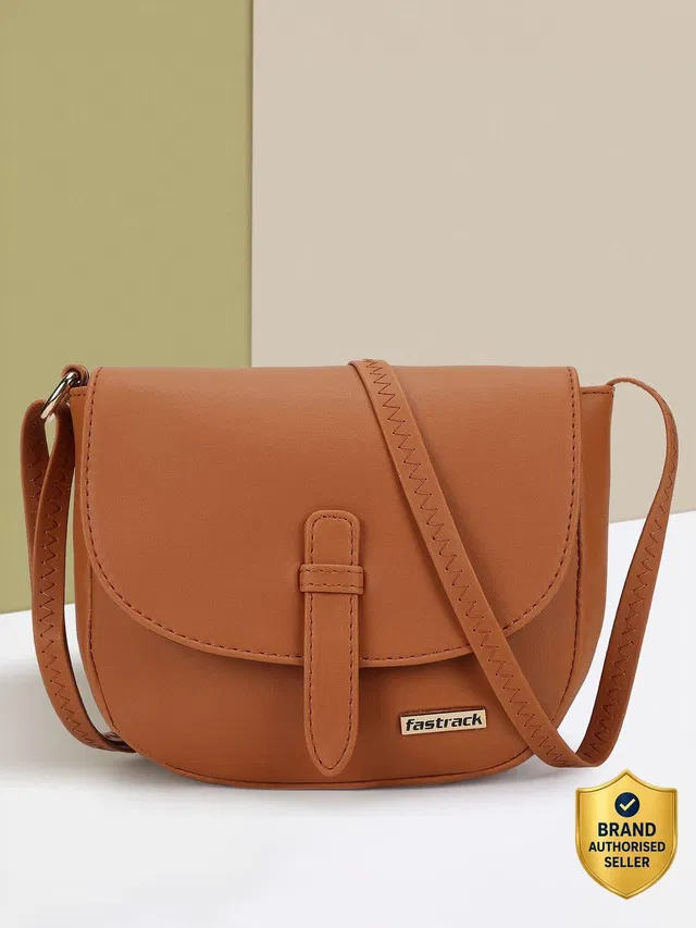 Fastrack Women Tan Sling Bag