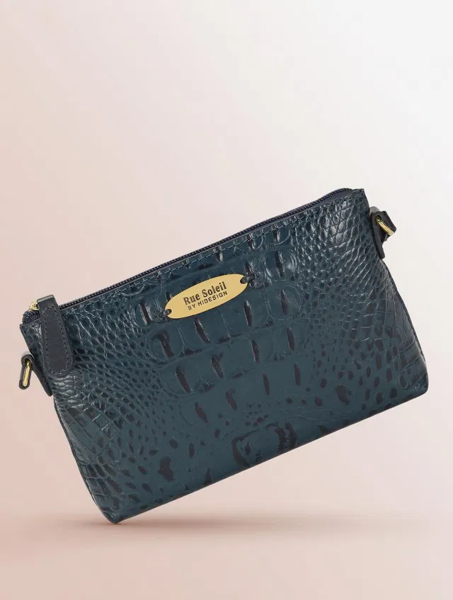 Rue Soleil by Hidesign Blue Sling Bag BLOIS W3