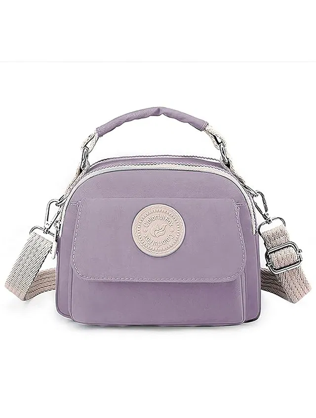 STORITE Purple Sling Bag Women's Small One Side shoulder Bag