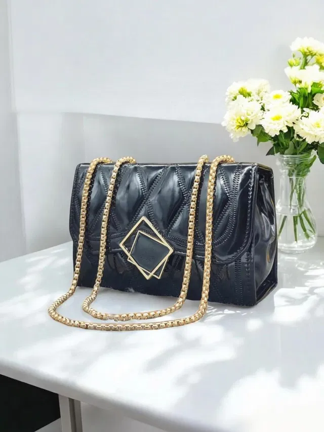 clarisjames Black color Pu leather premium attractive sling bags for women Sling Bag