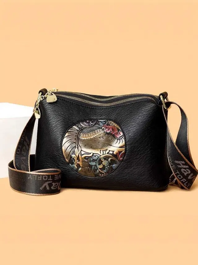 ANHAD GLOBAL TRADERS Black Sling Bag 3CELD00BR