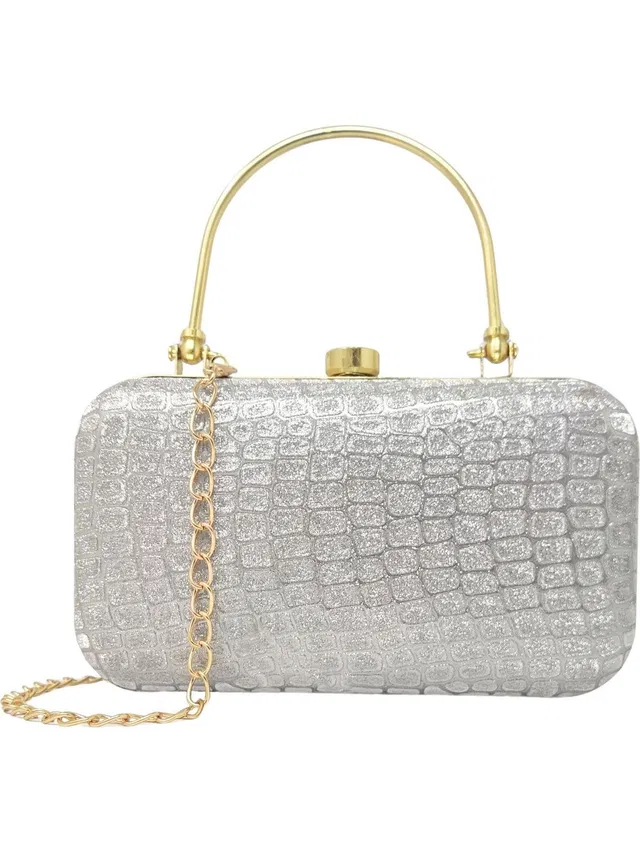 AILTINO Party Silver  Clutch