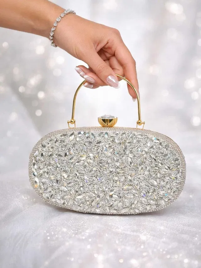 FTSBags Party Silver  Clutch