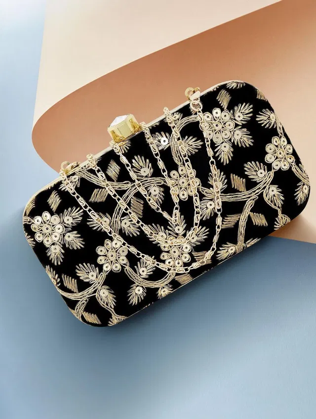AILTINO Party Black  Clutch