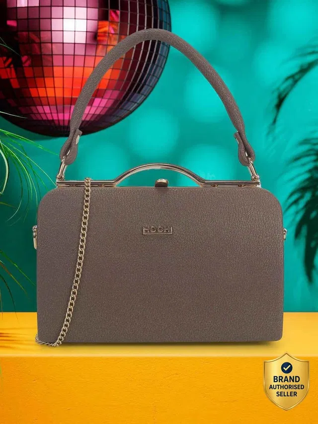 MOCHI Party Brown  Clutch