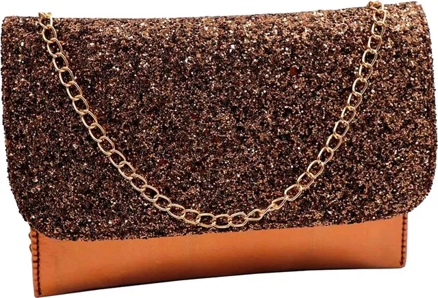 lookingfab Casual Brown  Clutch
