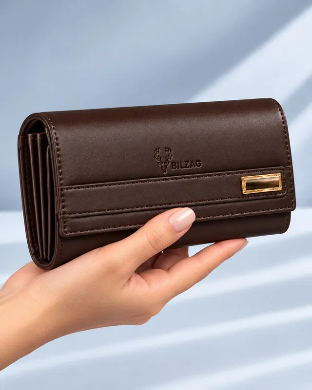 BILZAG Formal, Party Brown  Clutch