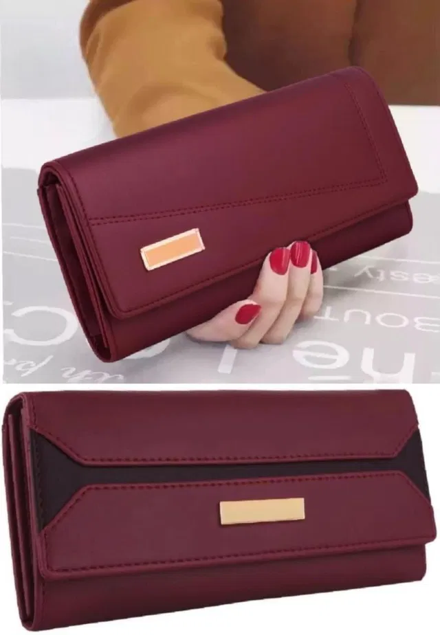 Le Loot Casual, Party, Formal Maroon, Maroon  Clutch