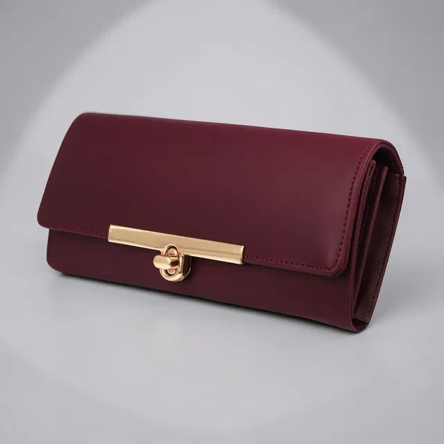 ALSU Party, Casual, Formal Maroon  Clutch
