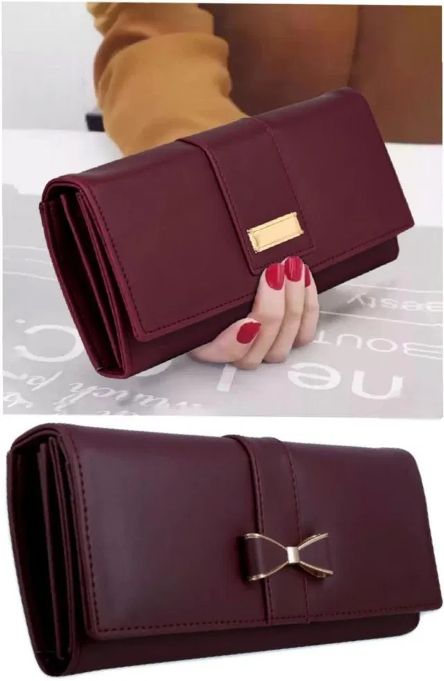 Le Loot Casual, Party, Formal Maroon, Maroon  Clutch