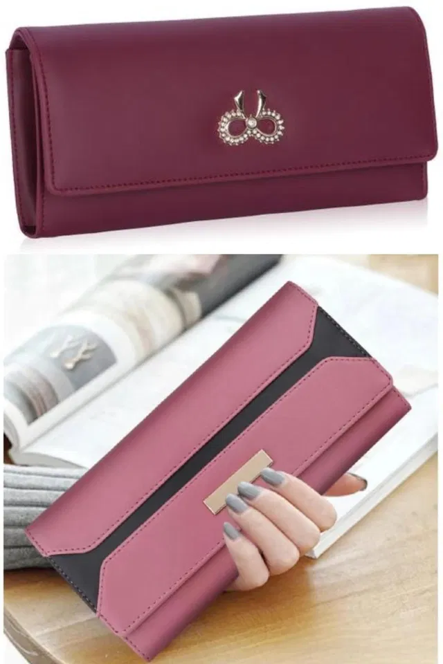 Le Loot Casual, Party, Formal Maroon, Pink  Clutch