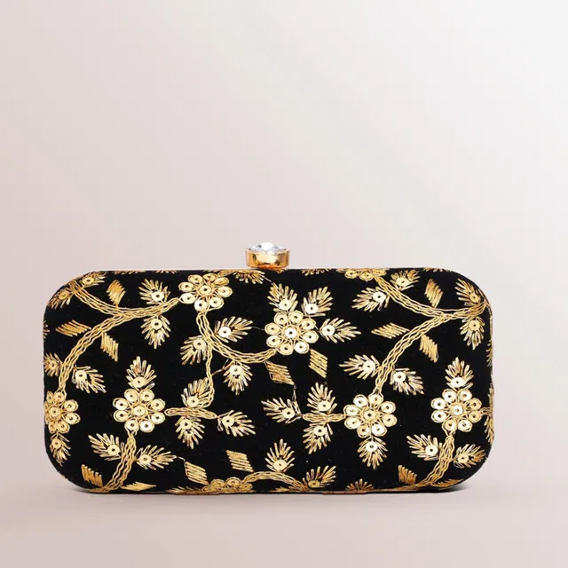 Toobacraft Party Black  Clutch